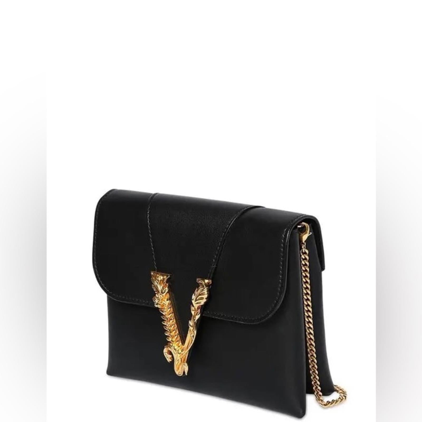Versace◆エレガンス*ラグジュアリー*Virtus*クロスボディバック Versace Virtus Bag: Iconic 'V' Top-Handle Style | VERSACE US