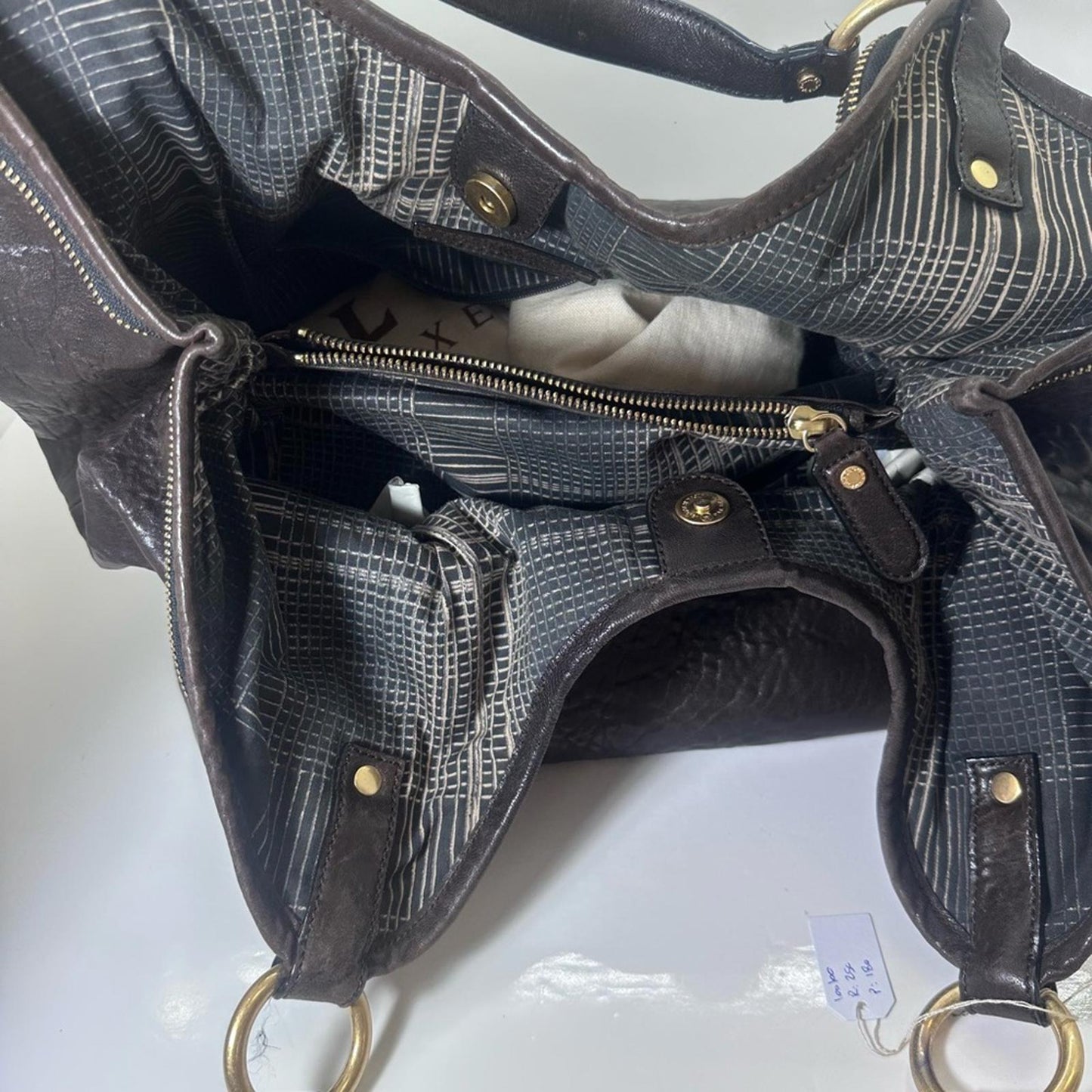 BCBGMaxAzria Dark Brown Hobo Bag