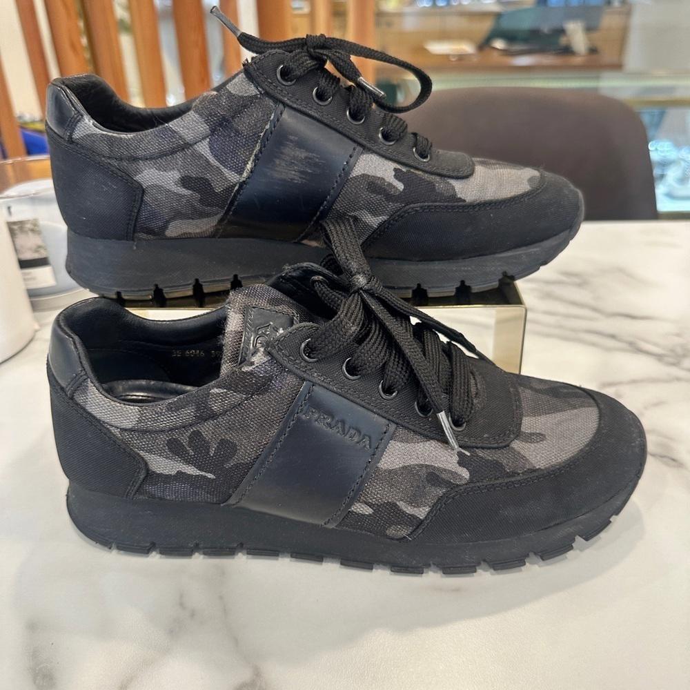PRADA MATCHRACE CAMOUFLAGE SNEAKERS SHOES