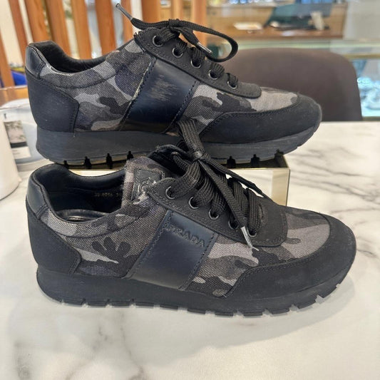 PRADA MATCHRACE CAMOUFLAGE SNEAKERS SHOES
