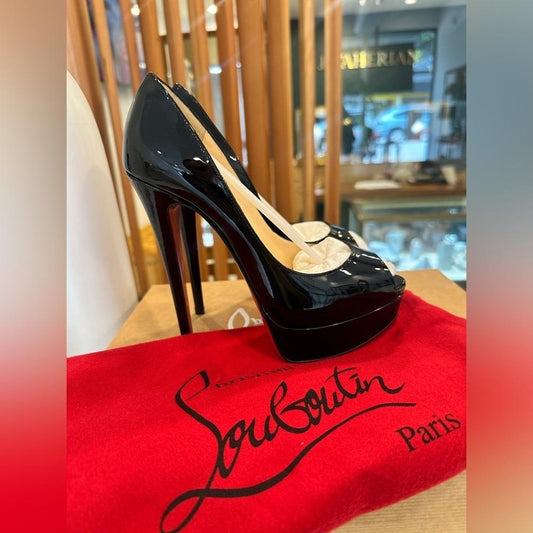 Christian Louboutin Lady Peep 150 Patent Leather