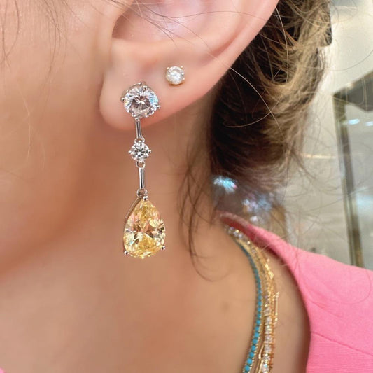 Sun Limited Edition Sterling Silver Drop Earrings