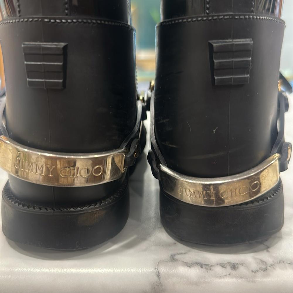 JIMMY CHOO Rubber Rain Boots