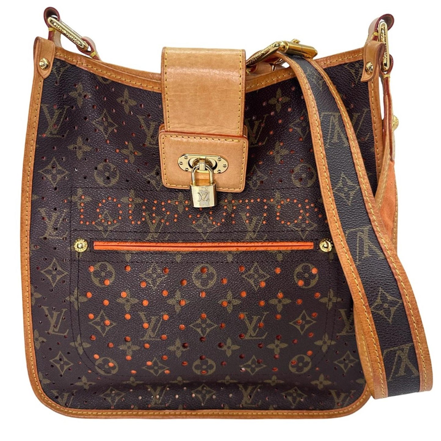 LOUIS VUITTON Musette Shoulder
Bag Monogram Perfo Leather