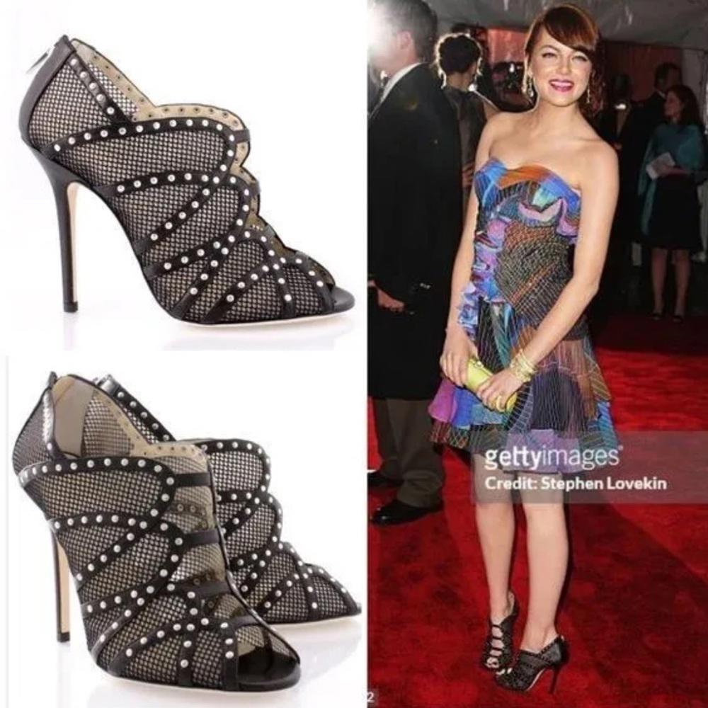 Jimmy Choo‎ Karina studs leather shoes
