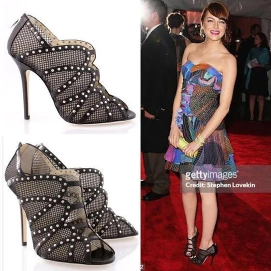 Jimmy Choo‎ Karina studs leather shoes