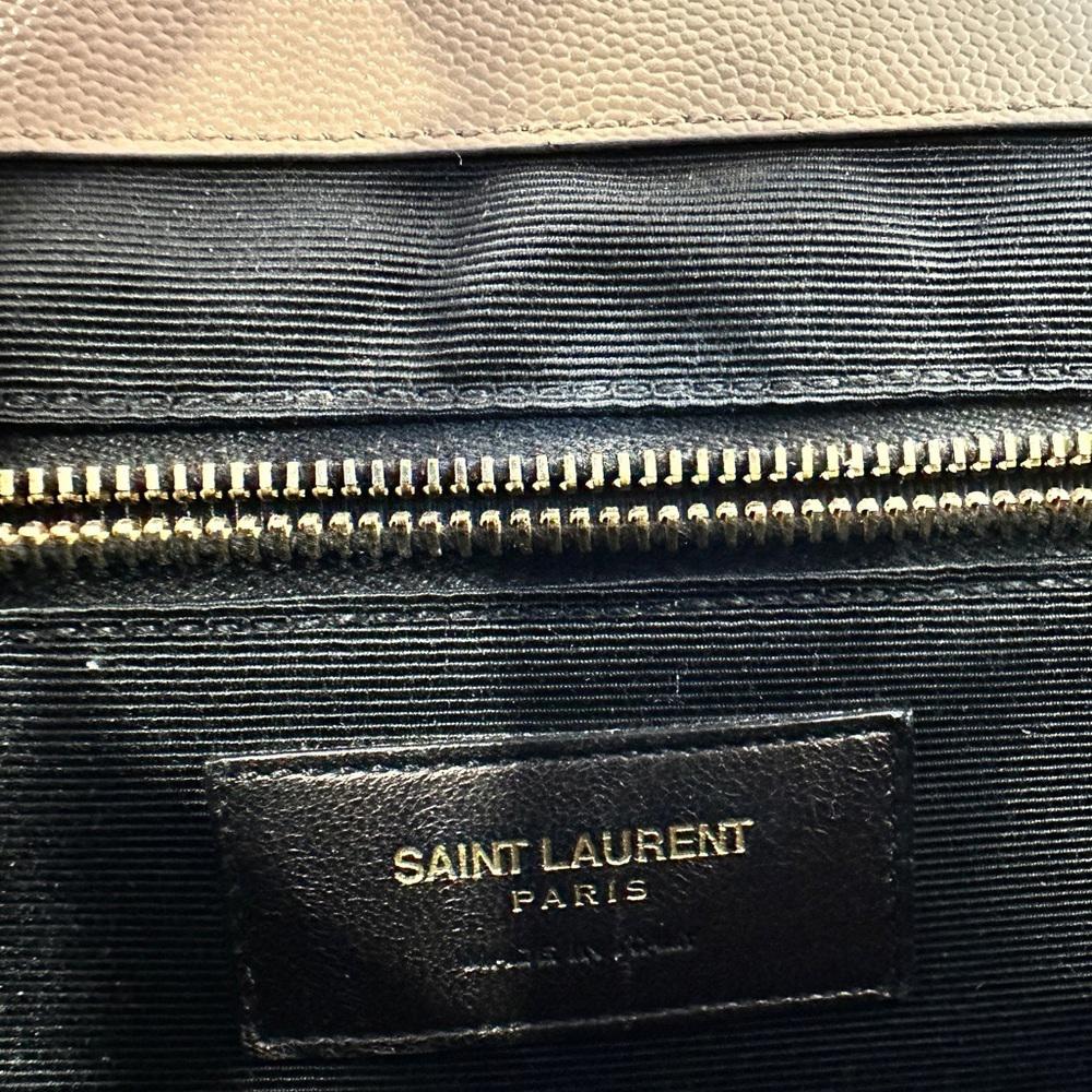 Saint Laurent Paris Large Caviar Leather Bag