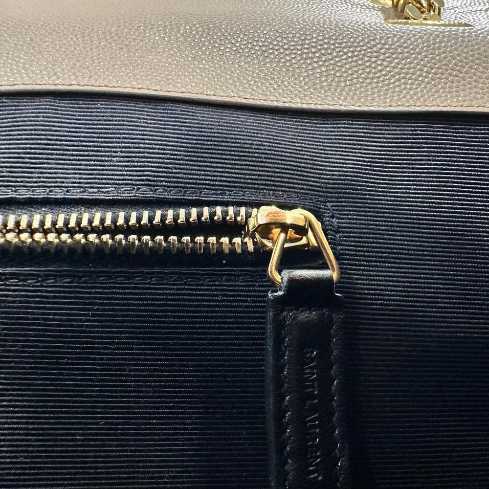 Saint Laurent Paris Large Caviar Leather Bag