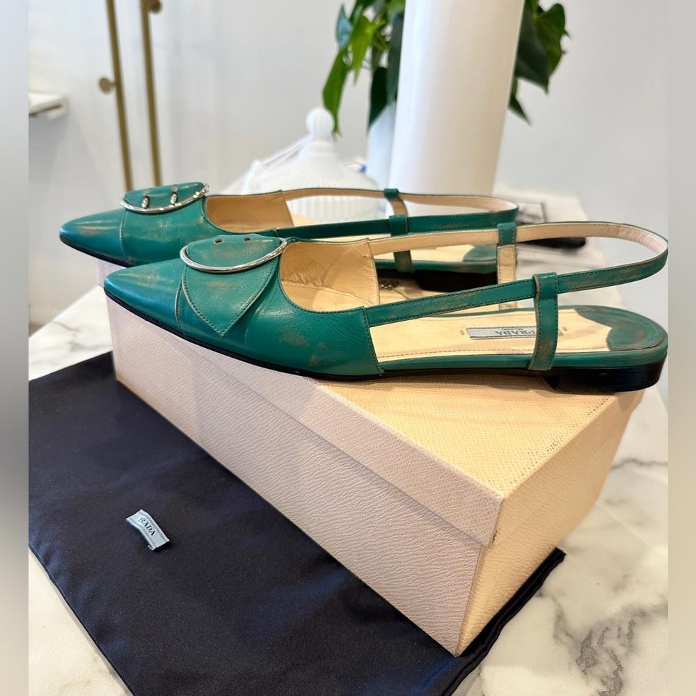 Prada Vitelo Vintage Look Shoes