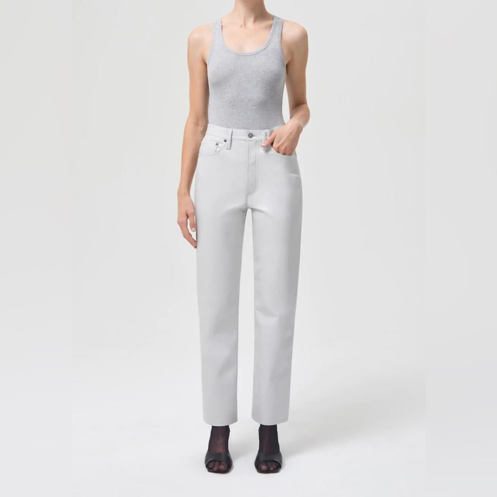 AGOLDIE Faux Leather Pants