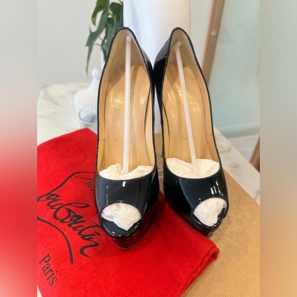 Christian Louboutin Lady Peep 150 Patent Leather