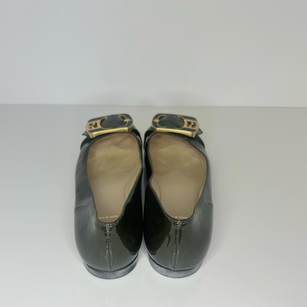 Fendi Vernier Flat  Ballerina Shoe