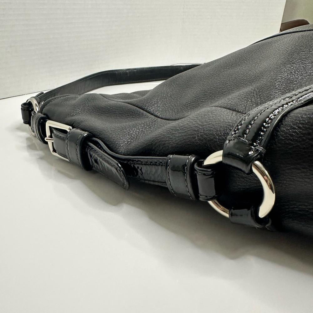 Coach Black Leather Shoulder Bag