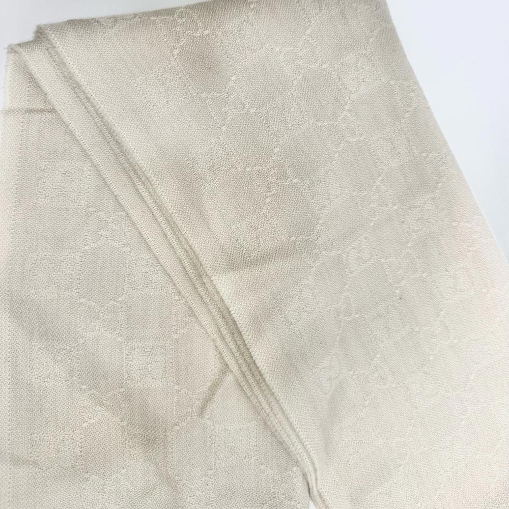 Gucci Cream Monogram Scarf