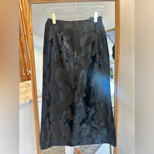 ESCADA Skirt Velvet Embossed Fabric