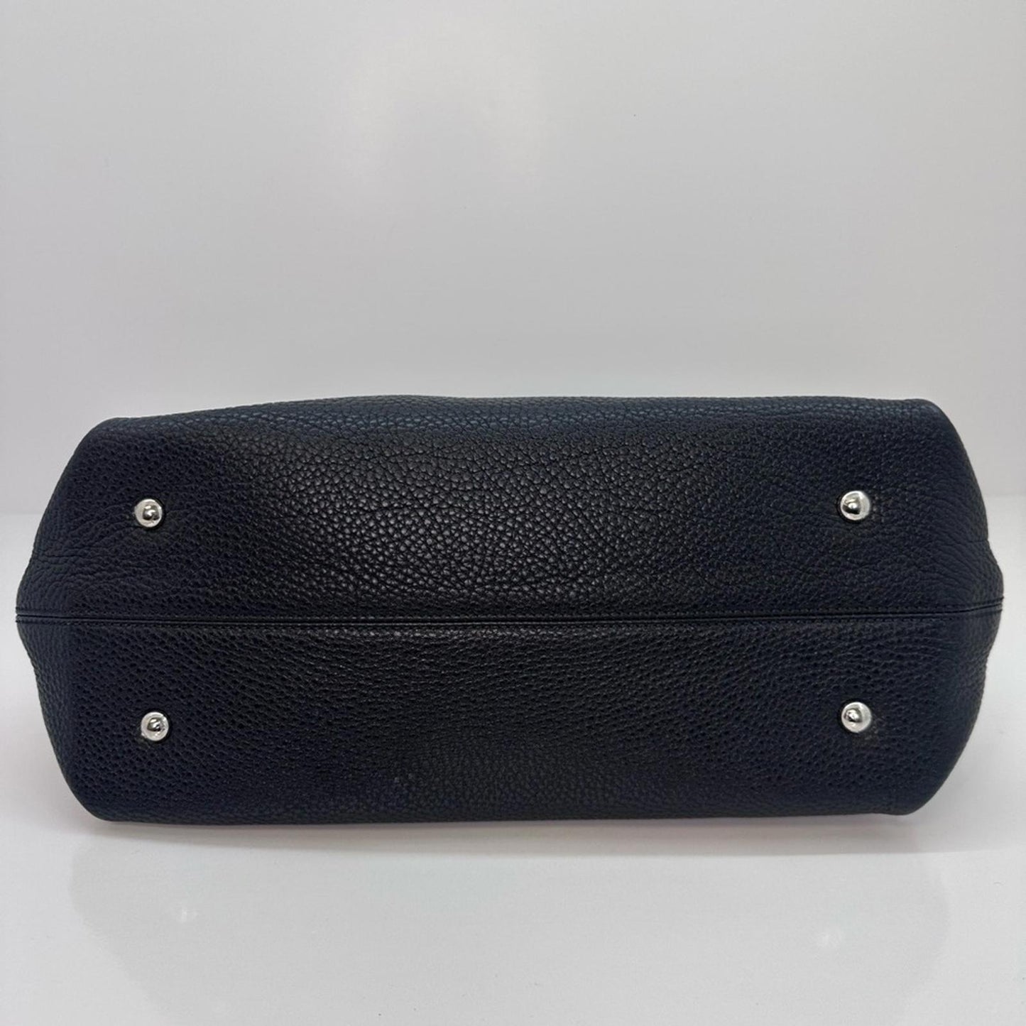 Salvatore Frragamo black Sofia satchel medium size