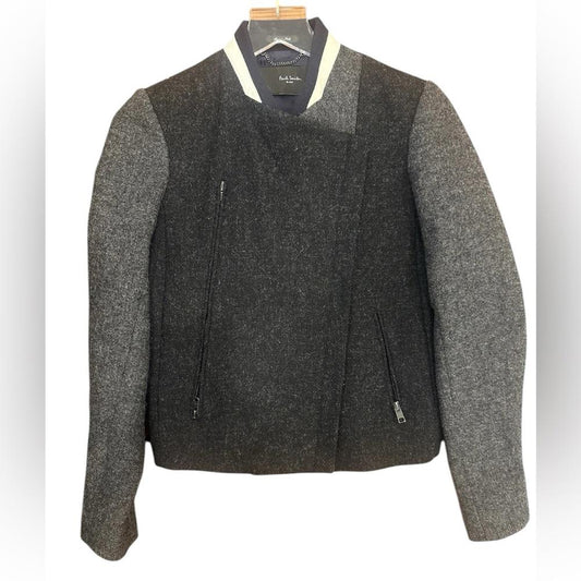 Paul Smith Black Wool Coat