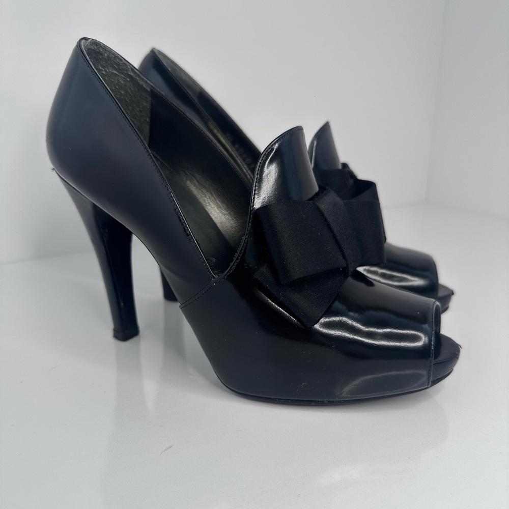 Stuart Weitzman vintage black bow Shoes