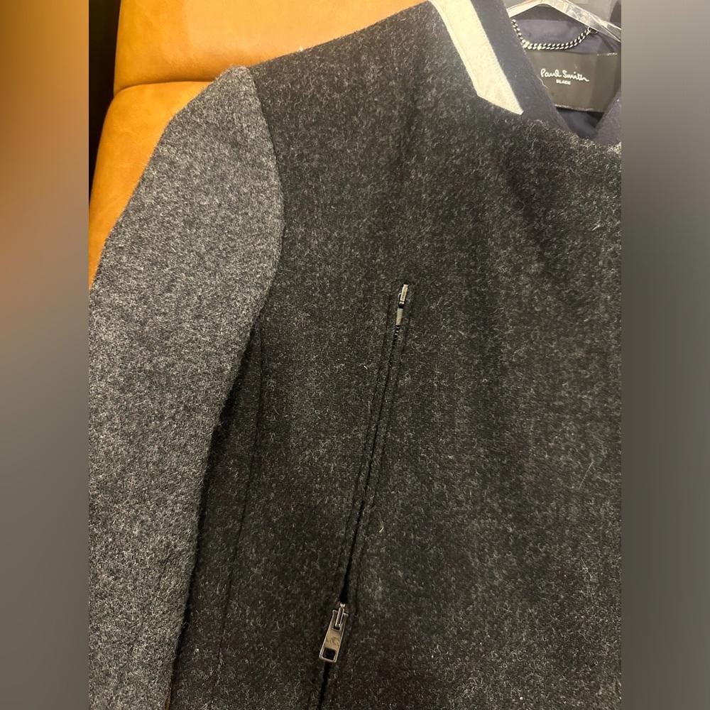 Paul Smith Black Wool Coat