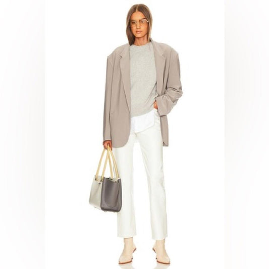 AGOLDIE Faux Leather Pants