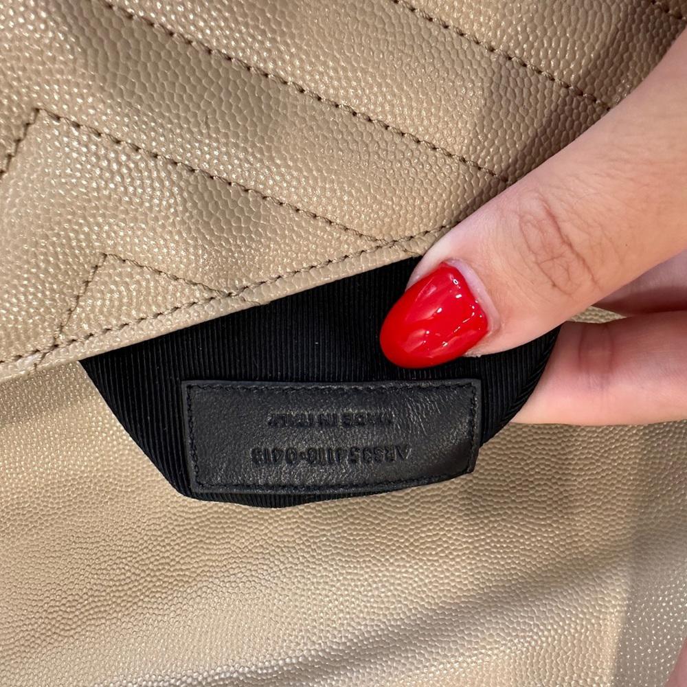 Saint Laurent Paris Large Caviar Leather Bag