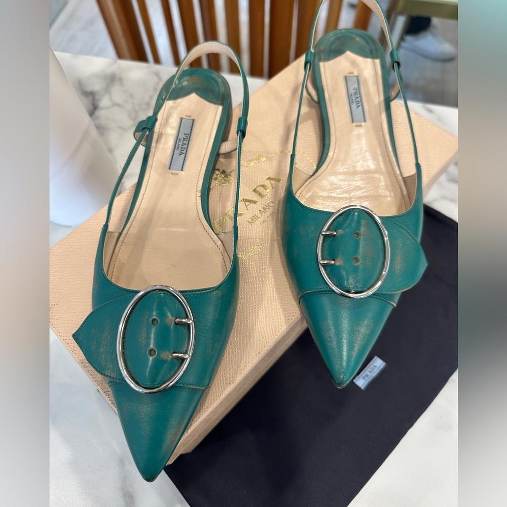 Prada Vitelo Vintage Look Shoes