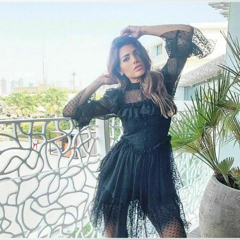 Sandra Mansour x H&M TULLE SKIRT LACE DRESS