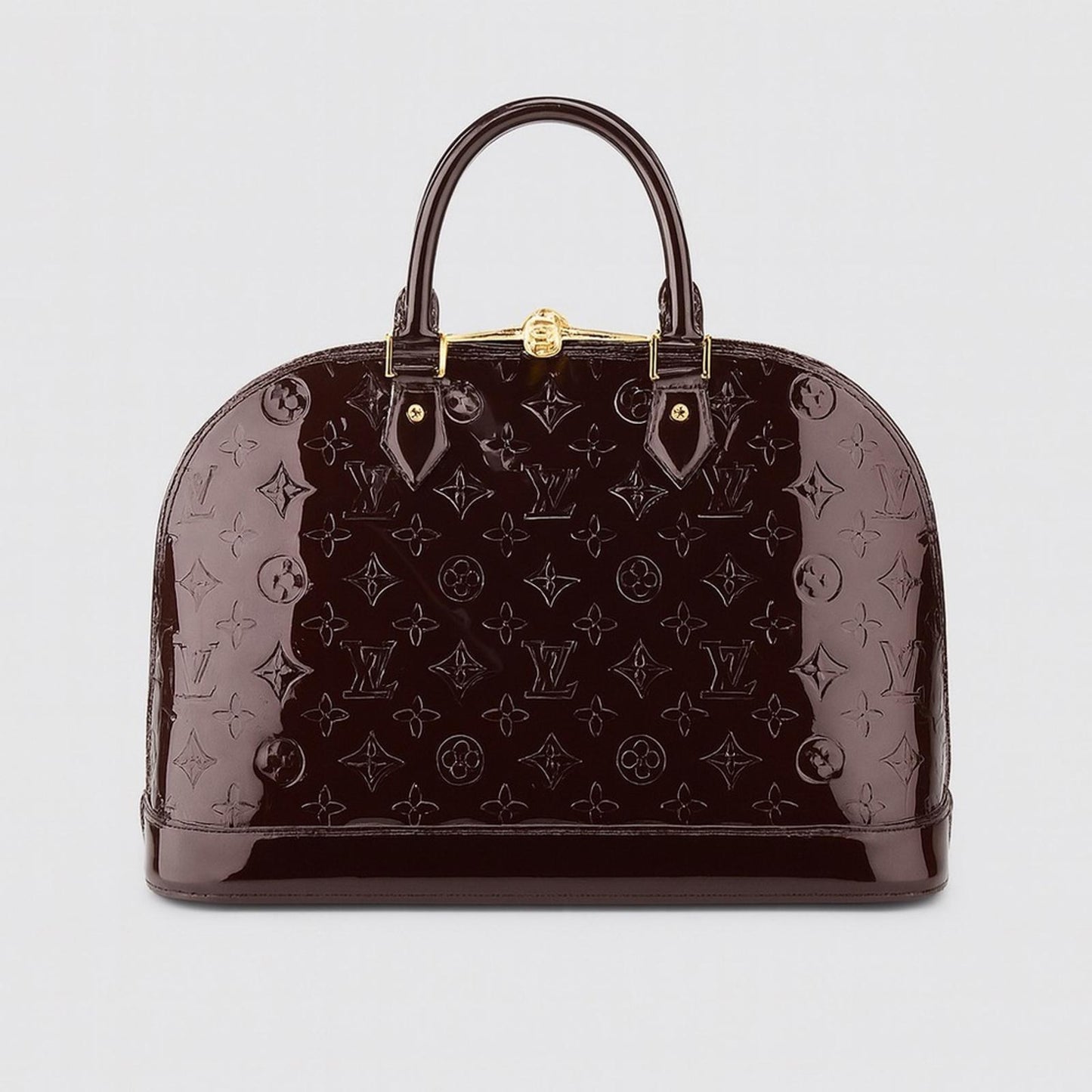 Louis Vuitton vernis monogram  leather ALMA GM