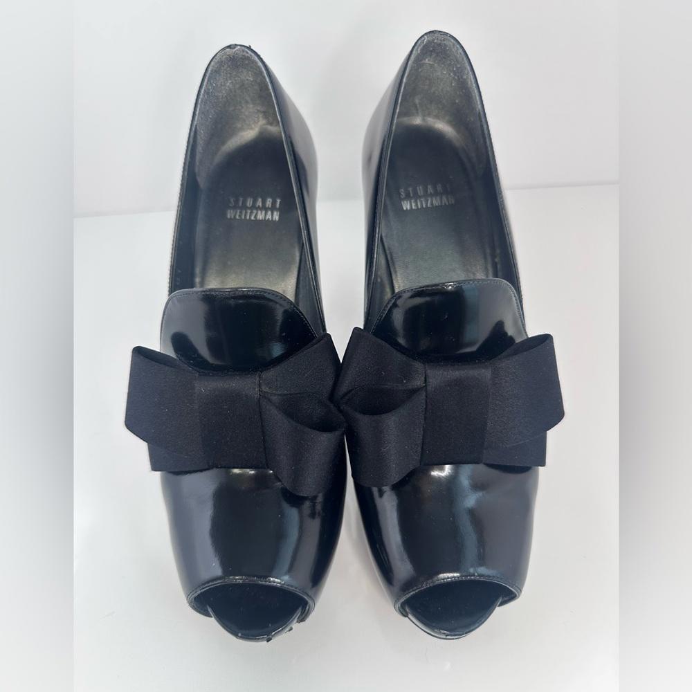 Stuart Weitzman vintage black bow Shoes
