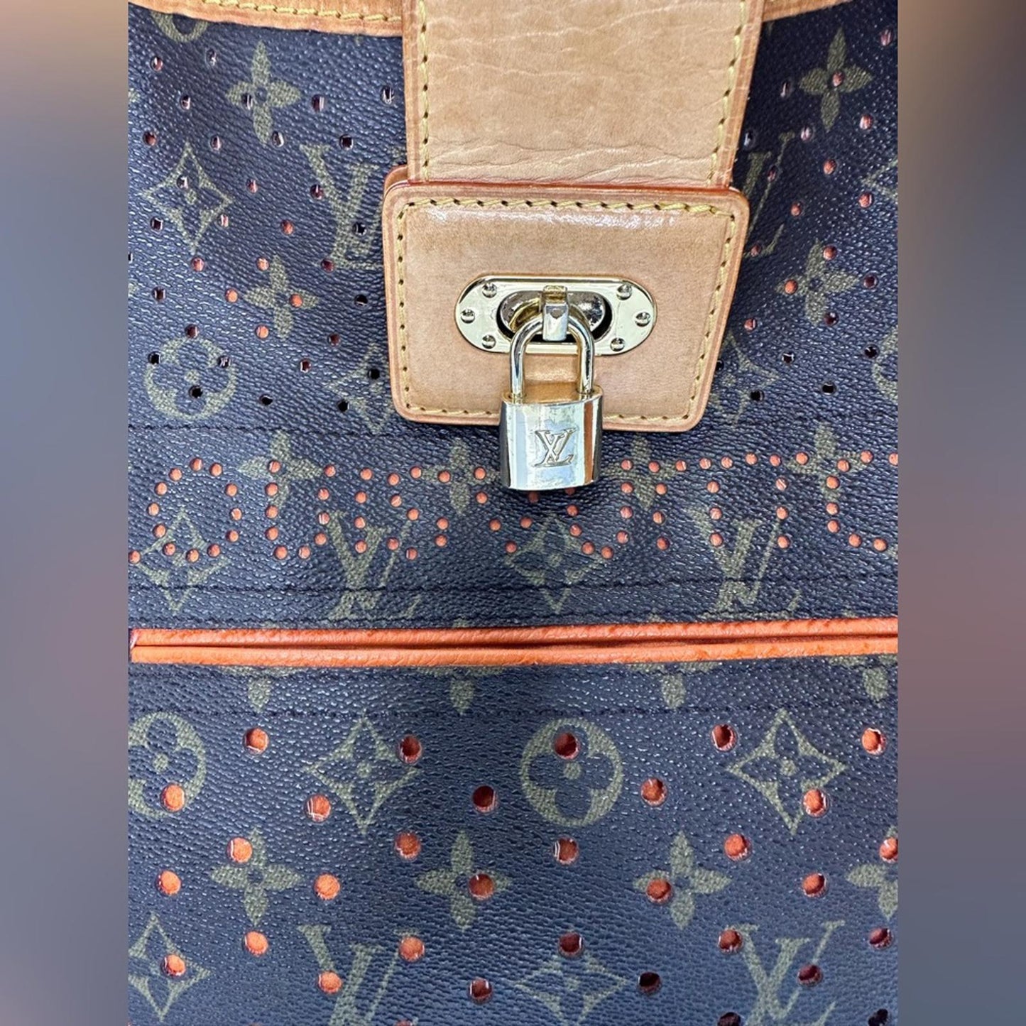 LOUIS VUITTON Musette Shoulder
Bag Monogram Perfo Leather