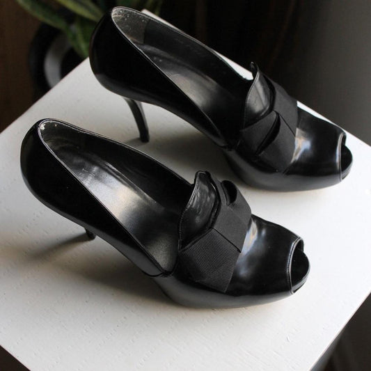 Stuart Weitzman vintage black bow Shoes