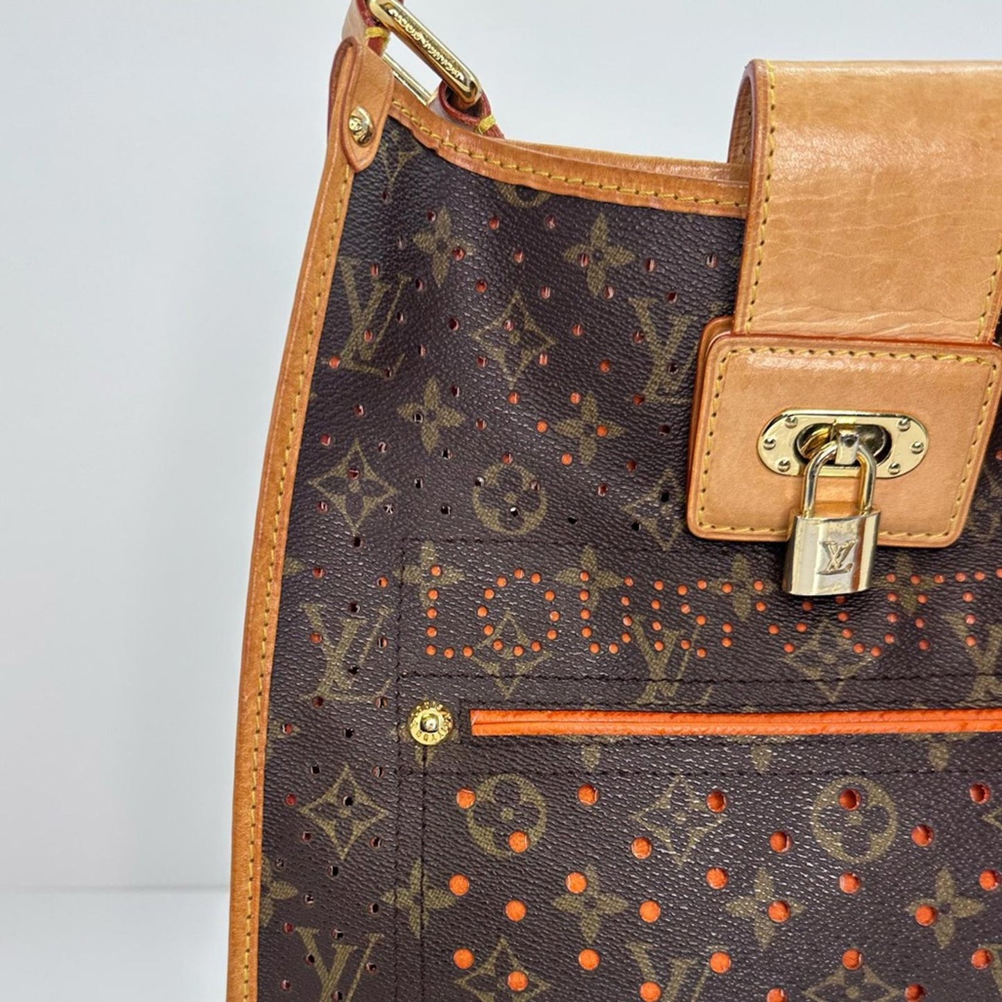 LOUIS VUITTON Musette Shoulder
Bag Monogram Perfo Leather