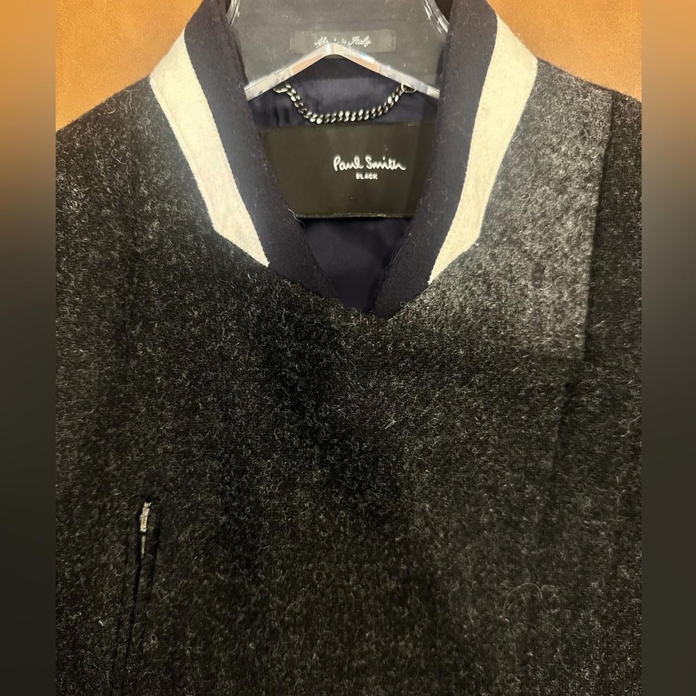 Paul Smith Black Wool Coat