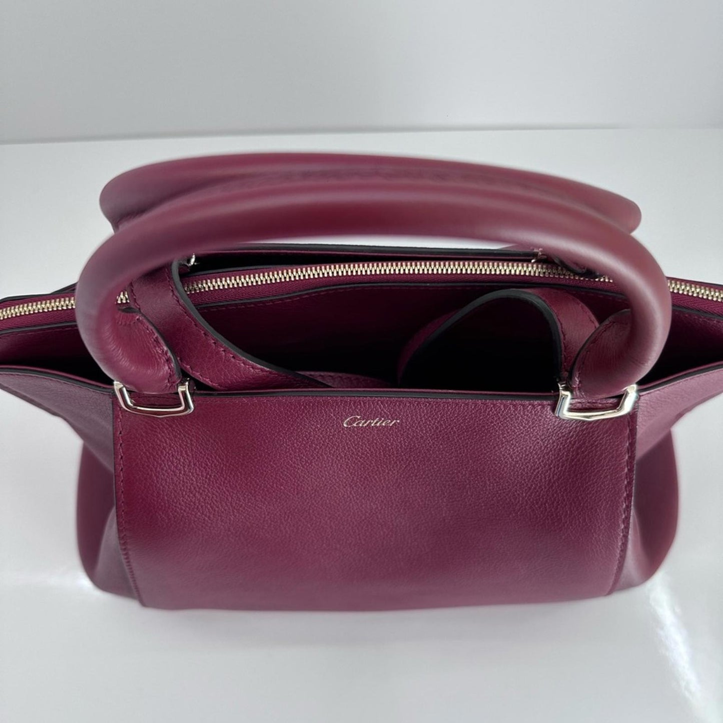 Cartier C de Cartier Burgundy Bag
