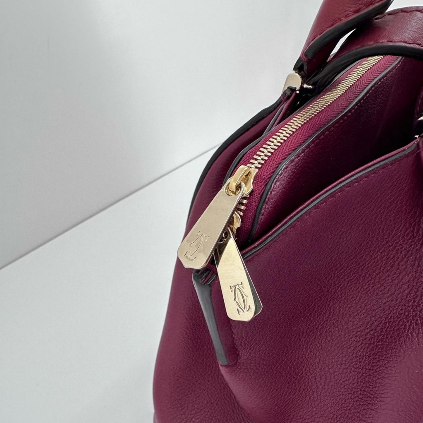 Cartier C de Cartier Burgundy Bag