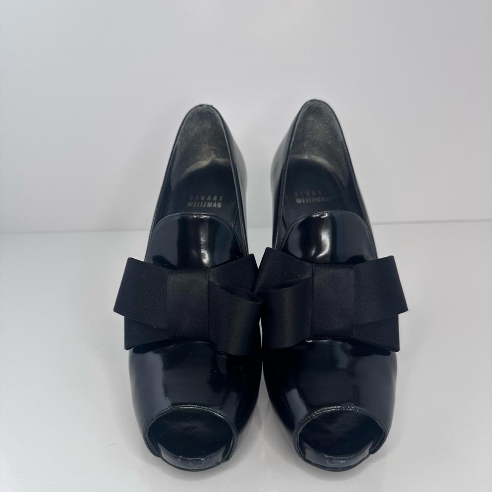 Stuart Weitzman vintage black bow Shoes