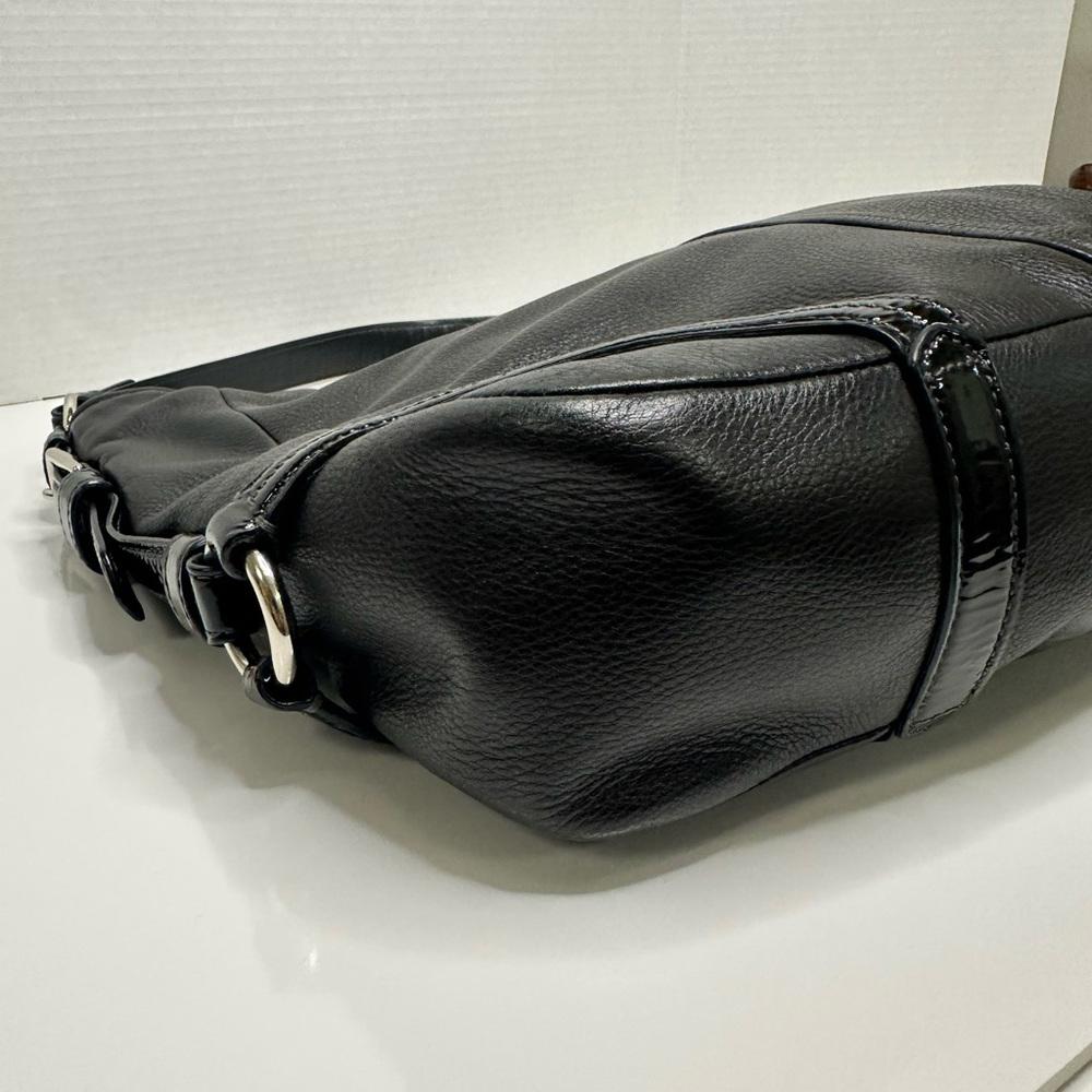 Coach Black Leather Shoulder Bag