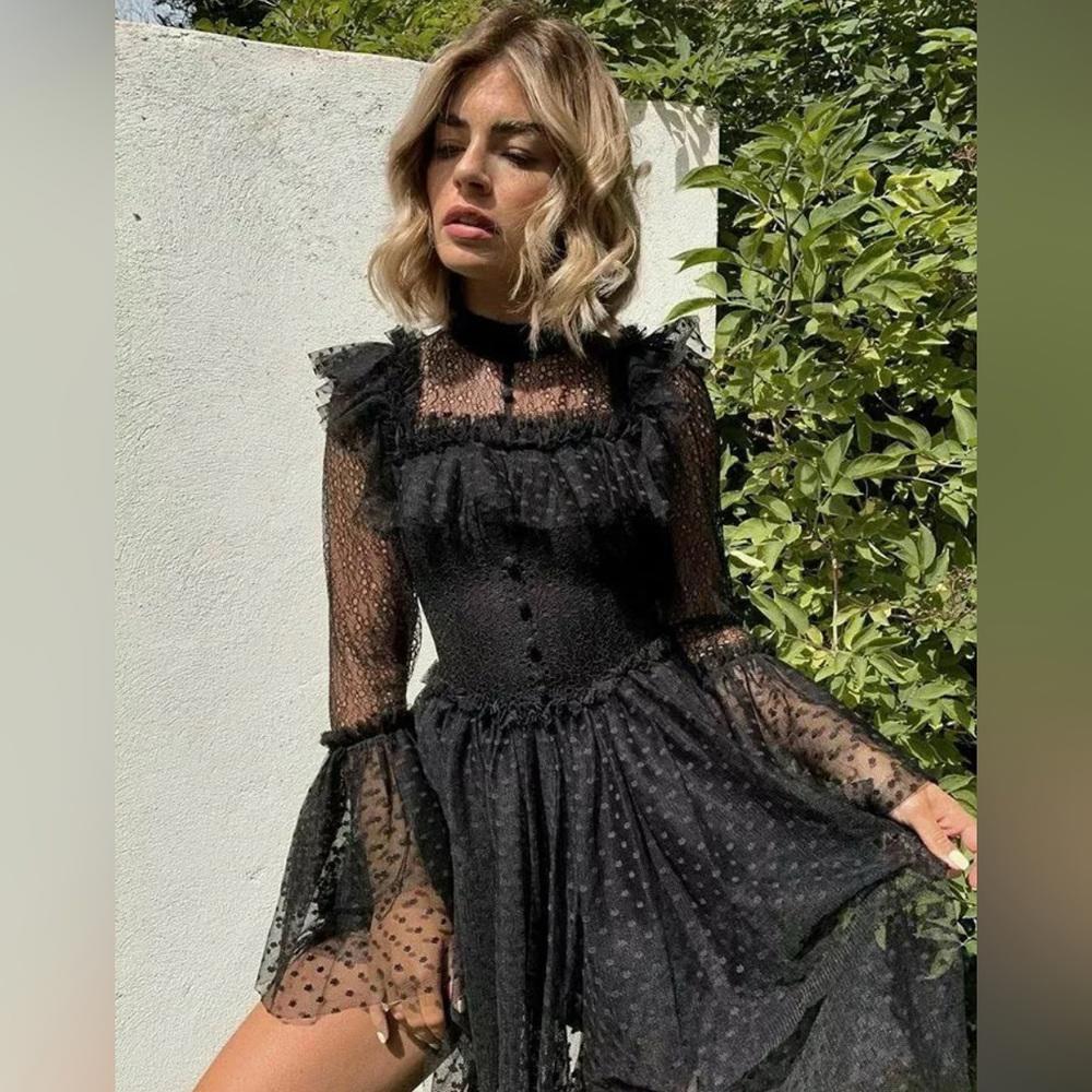 Sandra Mansour x H&M TULLE SKIRT LACE DRESS