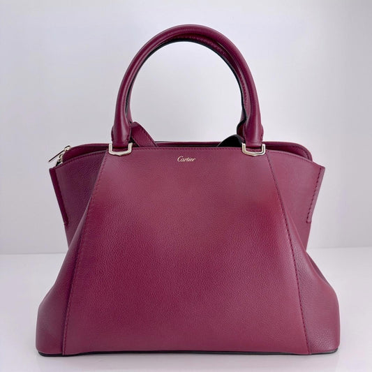 Cartier C de Cartier Burgundy Bag