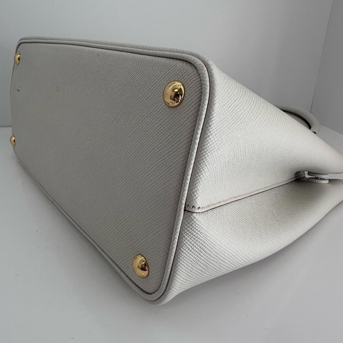 Prada Galleria Safino Leather double Tote Medium