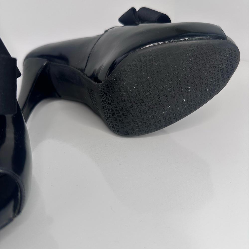 Stuart Weitzman vintage black bow Shoes